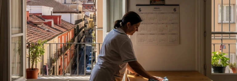 ¿Se puede hacer un contrato temporal a una empleada de hogar por 6 meses?