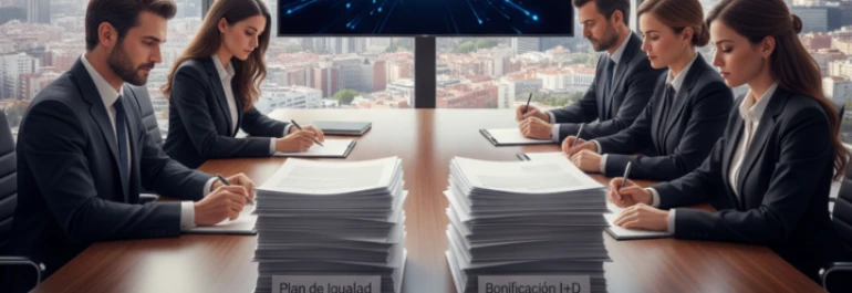 ¿Hace falta plan de igualdad para aplicar la bonificación en I+D?