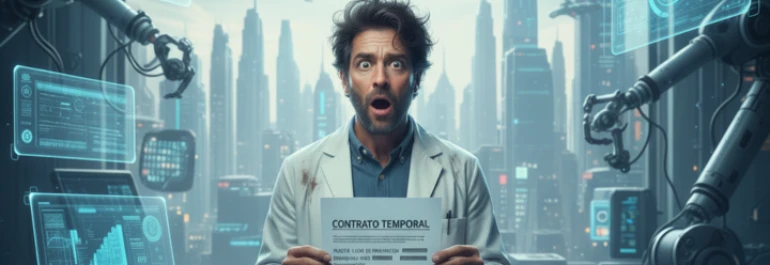 ¿Cuál es el periodo de prueba en un contrato de la Ley de la Ciencia, la Tecnología y la Innovación?