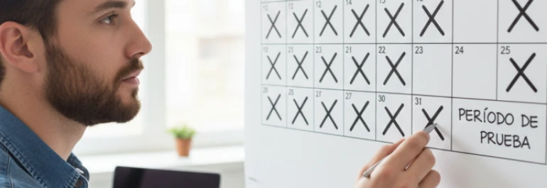 ¿Se puede rescindir el contrato estando en el penúltimo día del periodo de prueba y es necesario especificar alguna causa?