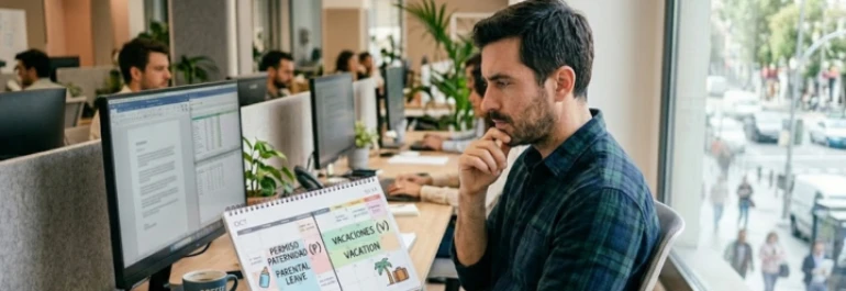 ¿Puede un trabajador con paternidad parcial coger un día de vacaciones dividiendo el día entre paternidad y vacaciones?