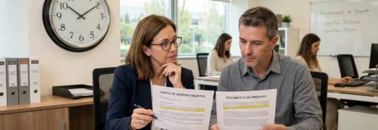 ¿Puede la empresa retractarse de un despido objetivo durante el preaviso de 15 días dado al trabajador?