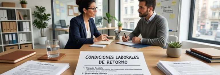 ¿Debemos mantener las condiciones laborales de una trabajadora que regresa de excedencia voluntaria o podemos igualarlas a las del resto?