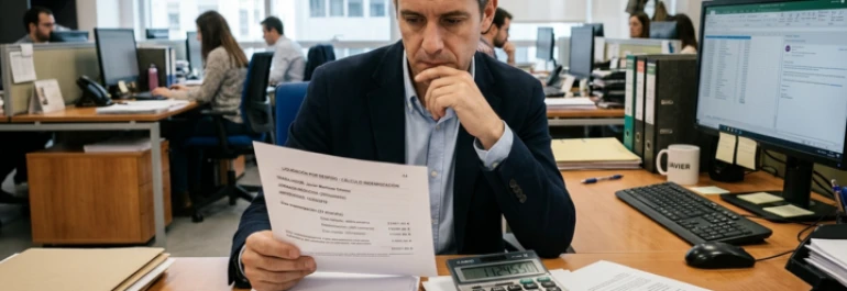 ¿Cómo se calcula la indemnización por despido improcedente si un trabajador ha trabajado a media jornada durante 10 años y el último año a jornada completa?