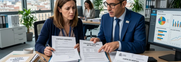 ¿Qué antigüedad se tiene en cuenta para calcular la indemnización tras varios contratos temporales y un despido objetivo?