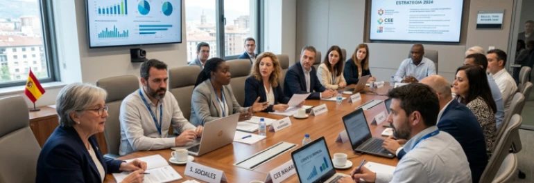 ¿Puede la empresa obligar a realizar reuniones conjuntas de dos comités de empresa con distintos ámbitos?