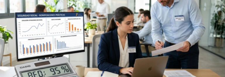 ¿Cuándo se puede aplicar la bonificación del 95 % en la Seguridad Social de los becarios?