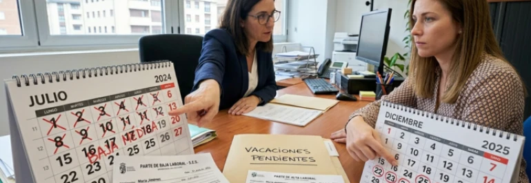 ¿Puede la empresa obligar a disfrutar las vacaciones tras el alta médica si coincidieron con una incapacidad temporal?