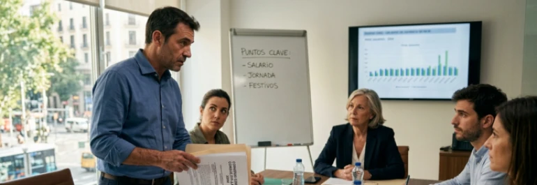 ¿Puede un trabajador presentar individualmente una consulta sobre la interpretación de un convenio colectivo