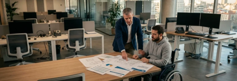¿Qué puede hacer la empresa si un trabajador tiene incapacidad permanente total y no hay puesto disponible ni adaptable?