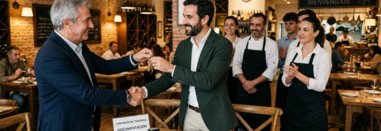 ¿Qué sucede con los empleados cuando se traspasa un negocio entre particulares?