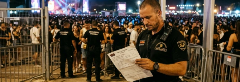¿Cómo se calculan las horas ordinarias y extraordinarias de un vigilante de seguridad contratado para un evento de corta duración?