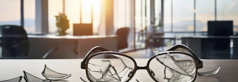 ¿La empresa es responsable de la rotura de gafas de un trabajador?