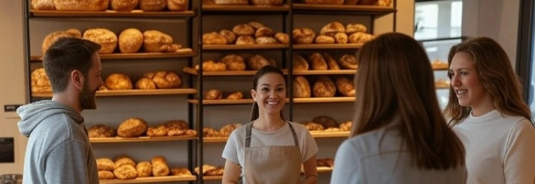 ¿Qué convenio se aplica a una panadería-cafetería?