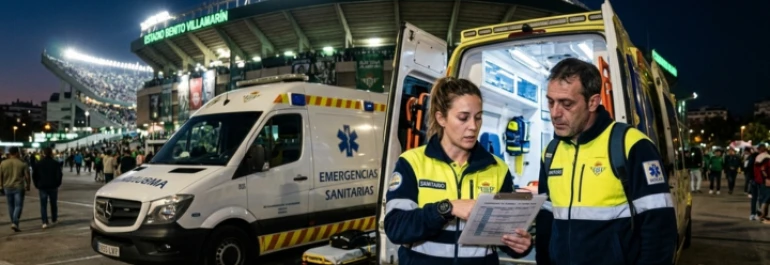  equipo sanitario trabajando en un evento extraordinario fuera de la jornada habitual 