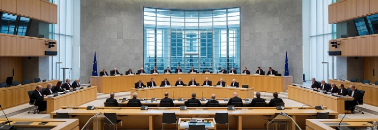  Sala del tribunal de Justicia de la Unión Europea 