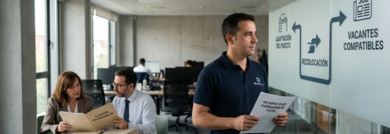  trabajador con incapacidad permanente valorando la recolocación 