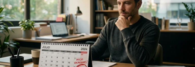  trabajador planifica sus vacaciones con fecha de comienzo un domingo 